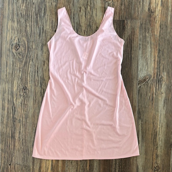 Other - Vintage Slip Dress Undergarment Womens 11/12 Nude Blush Light Pink Made in USA